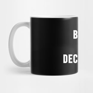 Born in December Text Mug